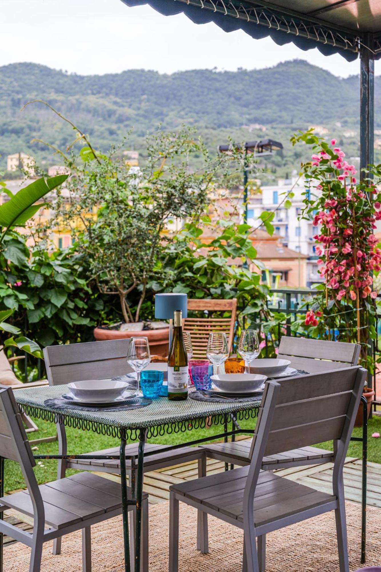Terrazza Portofino Splendido Appartamento Con Piscina Idromassaggio - Parcheggio Gratis Santa Margherita Ligure Buitenkant foto