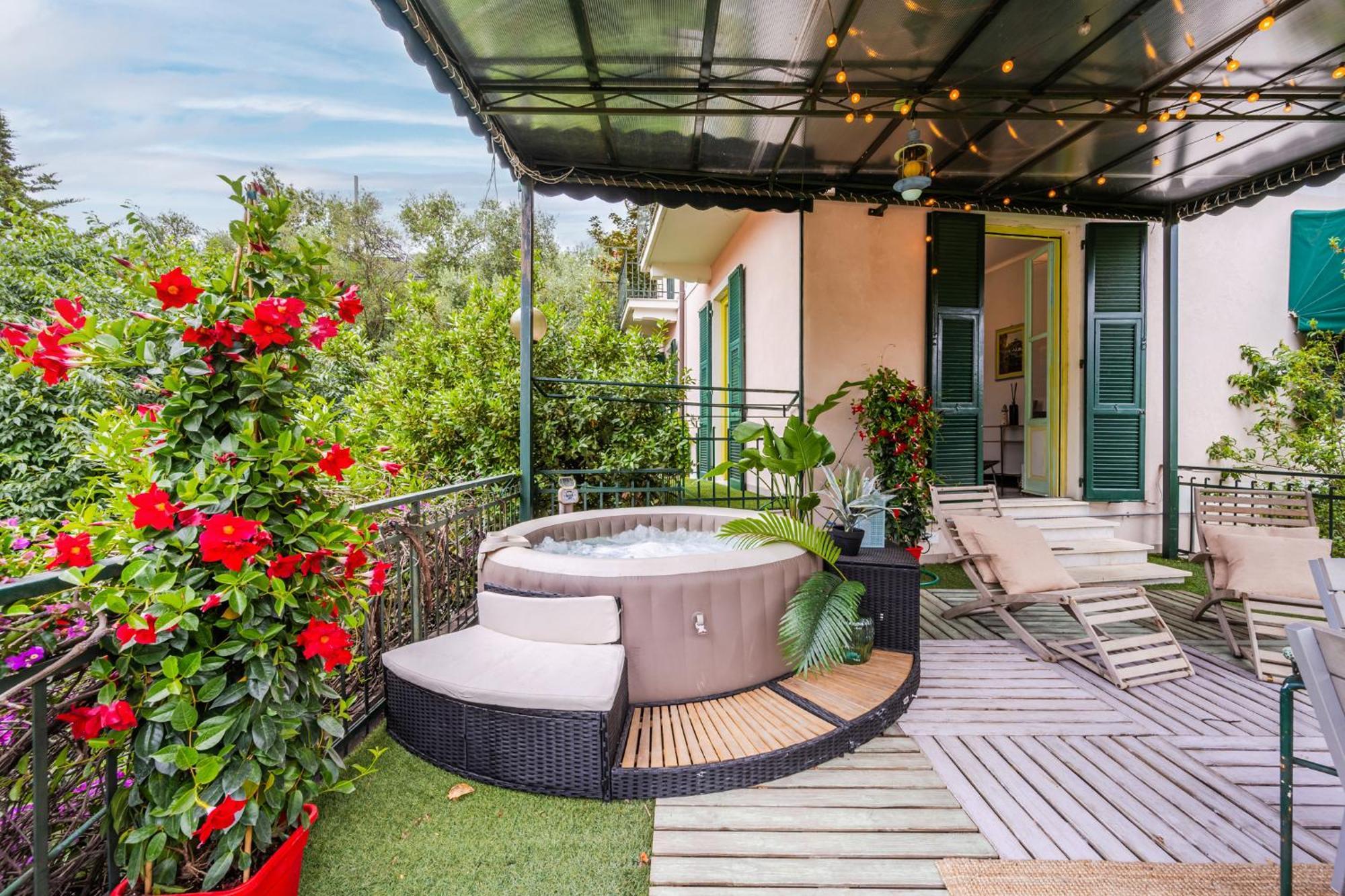 Terrazza Portofino Splendido Appartamento Con Piscina Idromassaggio - Parcheggio Gratis Santa Margherita Ligure Buitenkant foto
