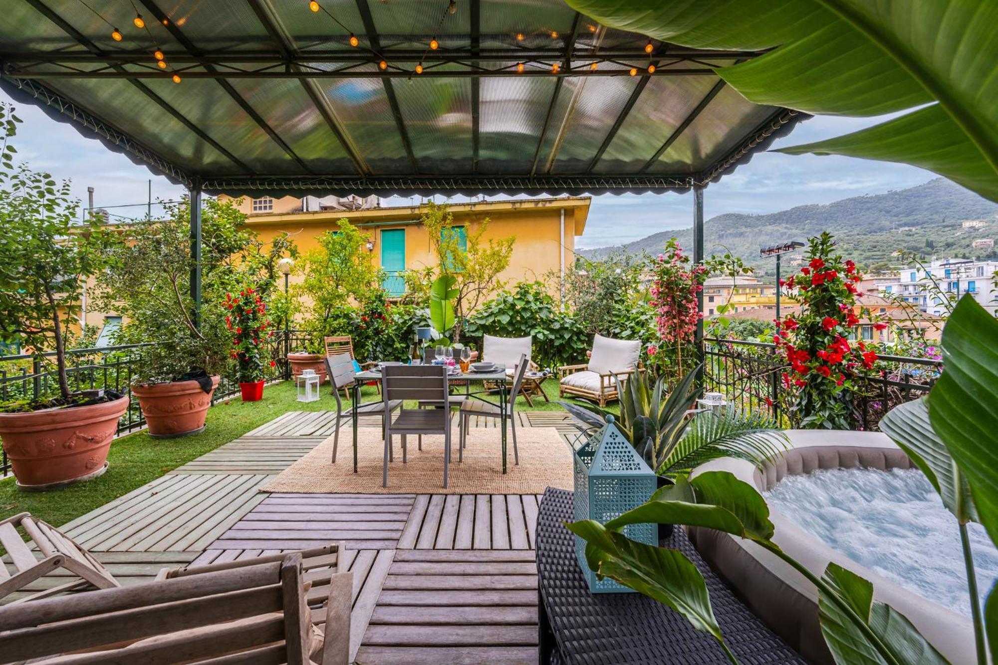 Terrazza Portofino Splendido Appartamento Con Piscina Idromassaggio - Parcheggio Gratis Santa Margherita Ligure Buitenkant foto